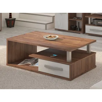 Konferenční stolek Konferenční stolek LEHUA, craft tobaco/craft bílý, 5 let záruka + vyzvednutí ZDARMA