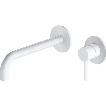 Vodovodní baterie Omnires Y umyvadlová baterie pod omítku bílá Y1215HLWM