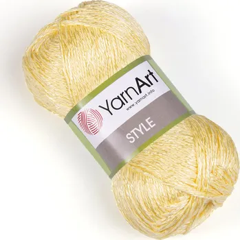 Příze Yarn Art příze Style 656 světle žlutá