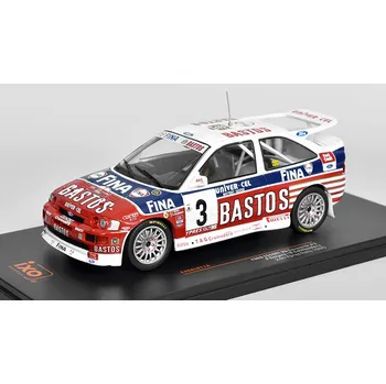autíčko Ford Escort RS Cosworth #3 24h Ypres Rallye 1995 1:24 Ford Escort RS Cosworth No.3 24h Ypres Rally 1995 - kovový model auta