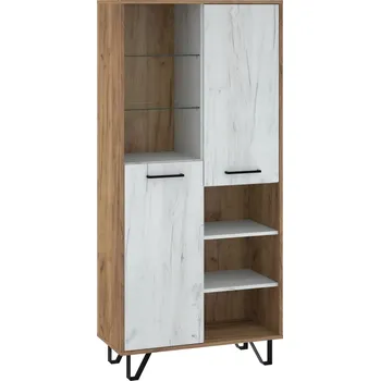 police Regál PRUDHOE 2D, craft zlatý/craft bílý, 5 let záruka + vyzvednutí ZDARMA