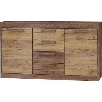 Komoda Komoda GATTON 2D4S, craft tobaco/craft zlatý, 5 let záruka + vyzvednutí ZDARMA