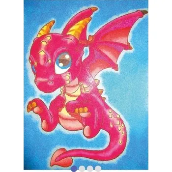 Šablona na pískový obrázek - dráček D71