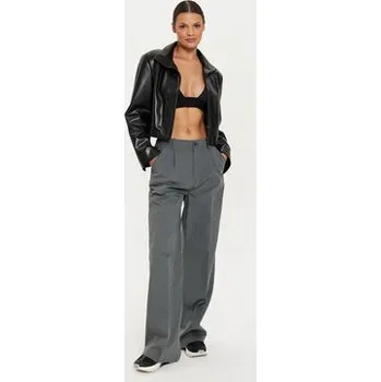 Pánské kalhoty Calvin Klein Jeans Kalhoty z materiálu J20J223585 Šedá Loose Fit L