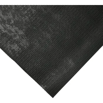 Rohožka FLOMAT Černá protiskluzová průmyslová rohož Solid VINYL - 10 m x 122 cm x 0,3 cm