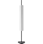 FLOS LED stolní lampa Emi, bílá, výška 114 cm, stmívatelné - Výška stínidla na lampu 67 cm bílá, černá LED 31 W celkem nahoru + LED 12,5 W celkem dolů - Doprava zdarma