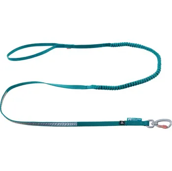 Vodítko pro psa Non-Stop DogWear Touring Bungee Leash Barva: Tyrkysová, Délka: 2,8 m (13 mm šířka)