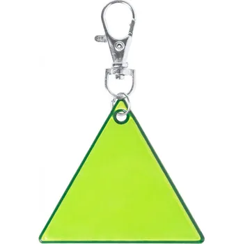 Reklamní Trikke reflexní přívěšek na klíče, žlutá
