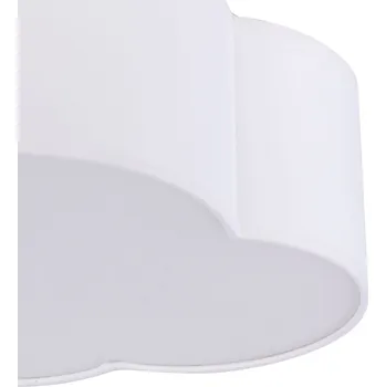 TK Lighting Stropní svítidlo Cloud, textil, 41 x 31 cm, bílé bílá 2 x 15 W LED - Doprava zdarma