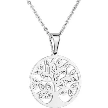 Náhrdelník Přívěskynakrk.cz Ocelový náhrdelník STROM ŽIVOTA
