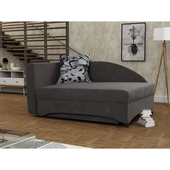 Pohovka Válenda PAVONIA 4 levá, šedá látka + vyzvednutí ZDARMA