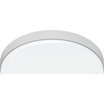 Lampička EVN Decko LED CCT 10/15/18/25 W Ø 27,5 cm stříbrná - Ø baldachýn 24,5 cm stříbrný, opálový LED celkem 25 W - Doprava zdarma