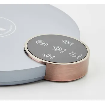 Lampička Brilliant LED stolní lampa Officehero, CCT, šedá - Délka kabelu 150 cm 1 x 10 W LED - Doprava zdarma