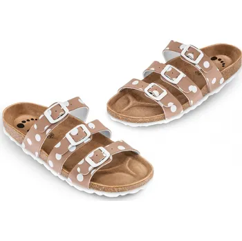 Dámské pantofle FORcare - Dámské pantofle, 205017 potisk - puntíky Velikost: 40