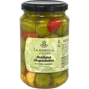 Rostlinný olej Conservas JJJ OLIVY CHUPADEDOS VE SKLENICI 370 ML