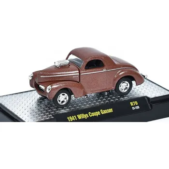 autíčko Willys Coupe Gasser 1941 1:64 - M2 Machines Willys Coupe Gasser 1941 - kovový model auta
