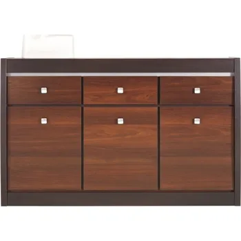 Komoda Komoda HADIR 3D3S, ořech tmavý + vyzvednutí ZDARMA