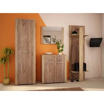 Předsíňová stěna Předsíň ARDENO, craft zlatý/craft tobaco, 5 let záruka + vyzvednutí ZDARMA