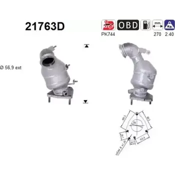 Katalyzátor AS Katalyzátor ASA 21763D