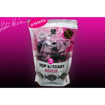 Boilies LK BAITS Top ReStart Black Protein 18 mm, 250 g