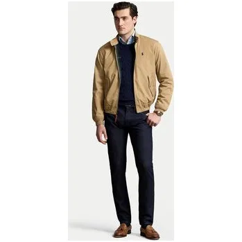 Pánské oblečení Polo Ralph Lauren Bunda bomber 710923261001 Béžová Regular Fit XXL