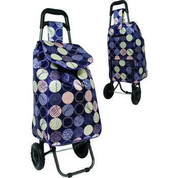 Cestovní taška Nicole Brown Nákupní taška na kolečkách JBST 06 Puntíky