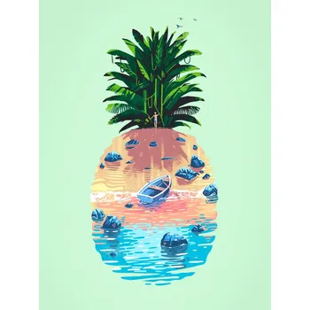Plakát Plakát, Obraz - Pineapple Island, Mark Harrison