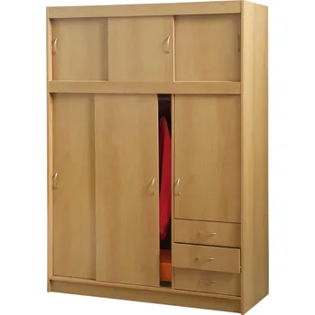 Šatní skříň Skříň COOK, buk +možnost VÝNOSU + vyzvednutí ZDARMA