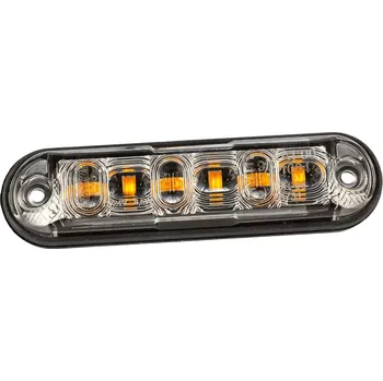 Maják Výstražné světlo FRISTOM ECO, 12-36V, 1 režim,- oranžové