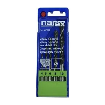 Vrták Narex 647589 Sada vrtáků do dřeva 5-SET WOOD