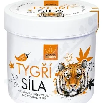Masážní přípravek Canna Herbis Tygří síla klouby/šlachy/svaly 275ml