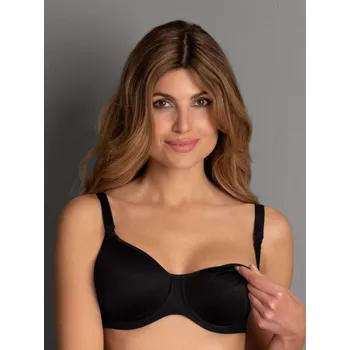 Těhotenské spodní prádlo Anita Kojící podprsenka s odlehčenou kosticí Basic černá Velikost: 70/C