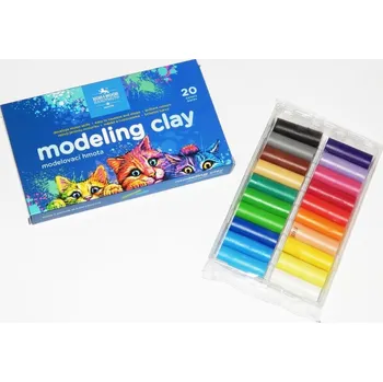 Modelovací hmota Modelína pro předškoláky 20 barev KOH-I-NOOR