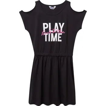 Dívčí šaty Dívčí šaty Play Time - černá 158
