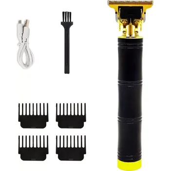 Strojek na vlasy Herzberg Home & Living Herzberg HG-04111: Nabíjecí profesionální elektrický zastřihovač vlasů - černý