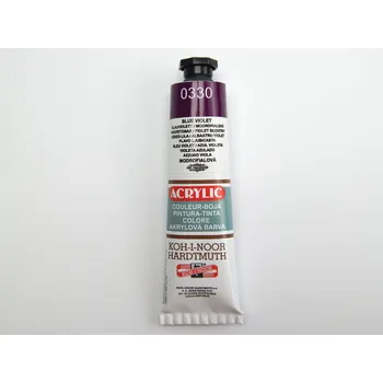 Výtvarná barva KOH-I-NOOR Akrylová barva 162731 / 0330 tmavě fialová 40ml