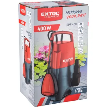 Zahradní technika čerpadlo ponorné kalové, 400W, 8000l/h