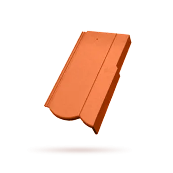 betonová krytina Bramac Reviva taška krajní levá 3/4 pamáktově červená