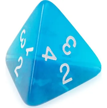 Příslušenství k deskovým hrám imago Kostka k4 průsvitná, barva čirá