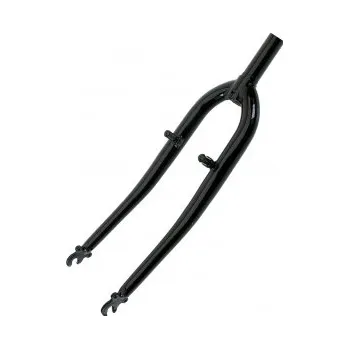 Vidlice na kolo PEVNÁ vidlice MTB 26" krk 1" (22.2 závit) - ČERNÁ, Krk 1"