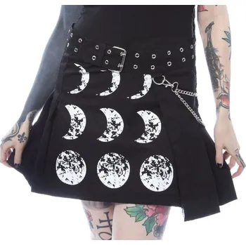 Dámská sukně sukně dámská HEARTLESS - MOONCHILD - BLACK - L