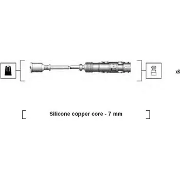 Zapalovací kabel Sada kabelů pro zapalování MAGNETI MARELLI 941455010942