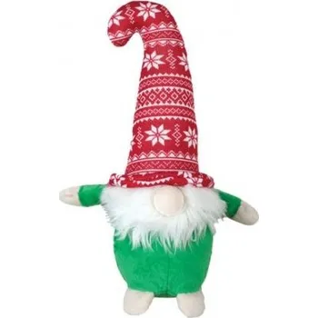 Hračka pro psa Plyšový vánoční skřítek pro psy 33 cm