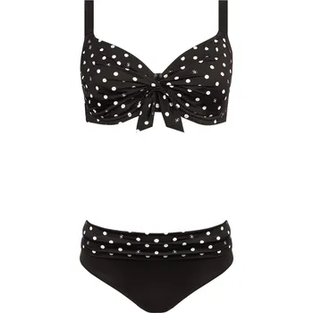 Oblečení a móda Dvoudílné plavky S934SGR7 Italian8 - Self tmavě modrá s bílou 50D