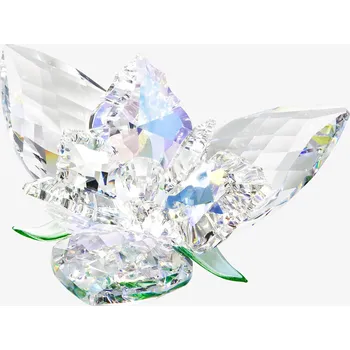 Preciosa Skleněná dekorace Královský květ z českého křišťálu Preciosa, zelený