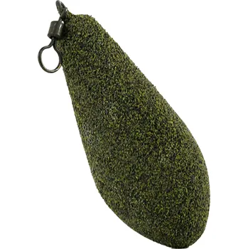 RCG Olověná Zátěž S Obratlíkem Torpedo Green Textured Hmotnost: 85gr