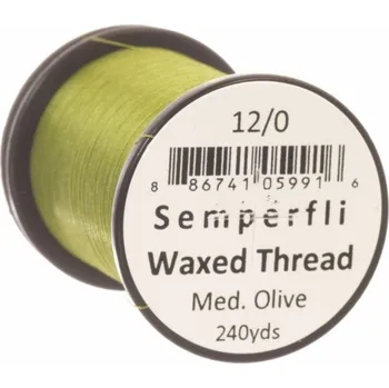 Semperfli Classic Waxed Thread 12/0 Medium Olive