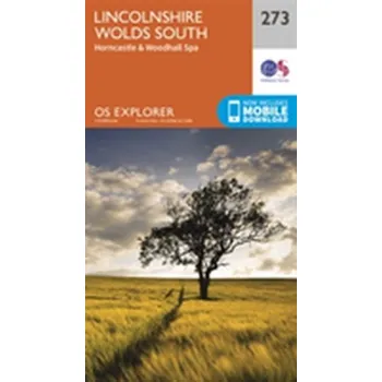 Encyklopedie Lincolnshire Wolds South - Ordnance Survey [EN] (2015, Skládaná mapa, Ordnance Survey)