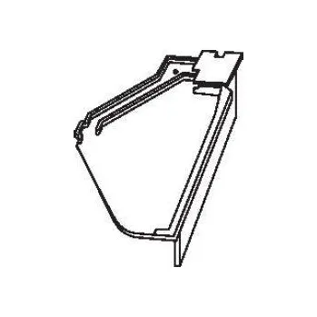 Bramac Smaragd engoba taška pro napojení hřebene levá antracitová