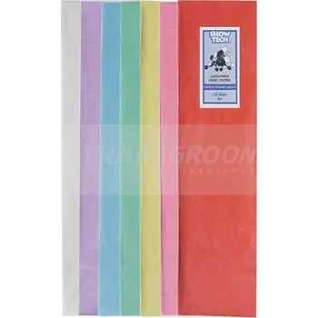 Kosmetika pro psa Show Tech Papírové natáčky 40x10cm, 100 ks Barva: žlutý